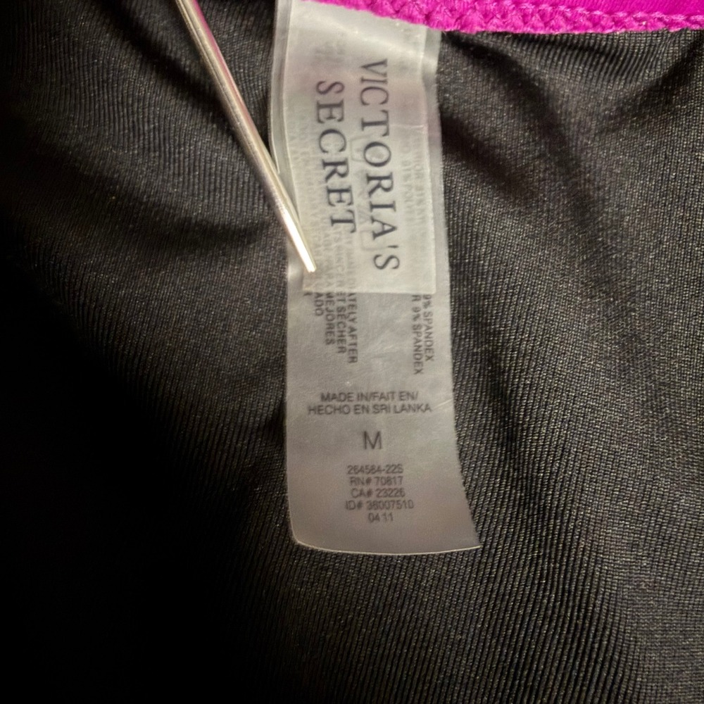 Victoria's Secret Magenta Pink Ruched Side Bikini Bottoms Swim Size Medium - Picture 5 of 5
